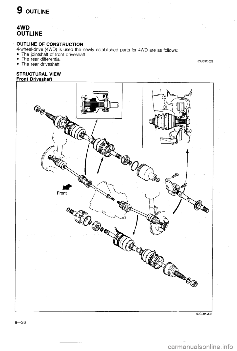 MAZDA 323 1988  Workshop Manual 
