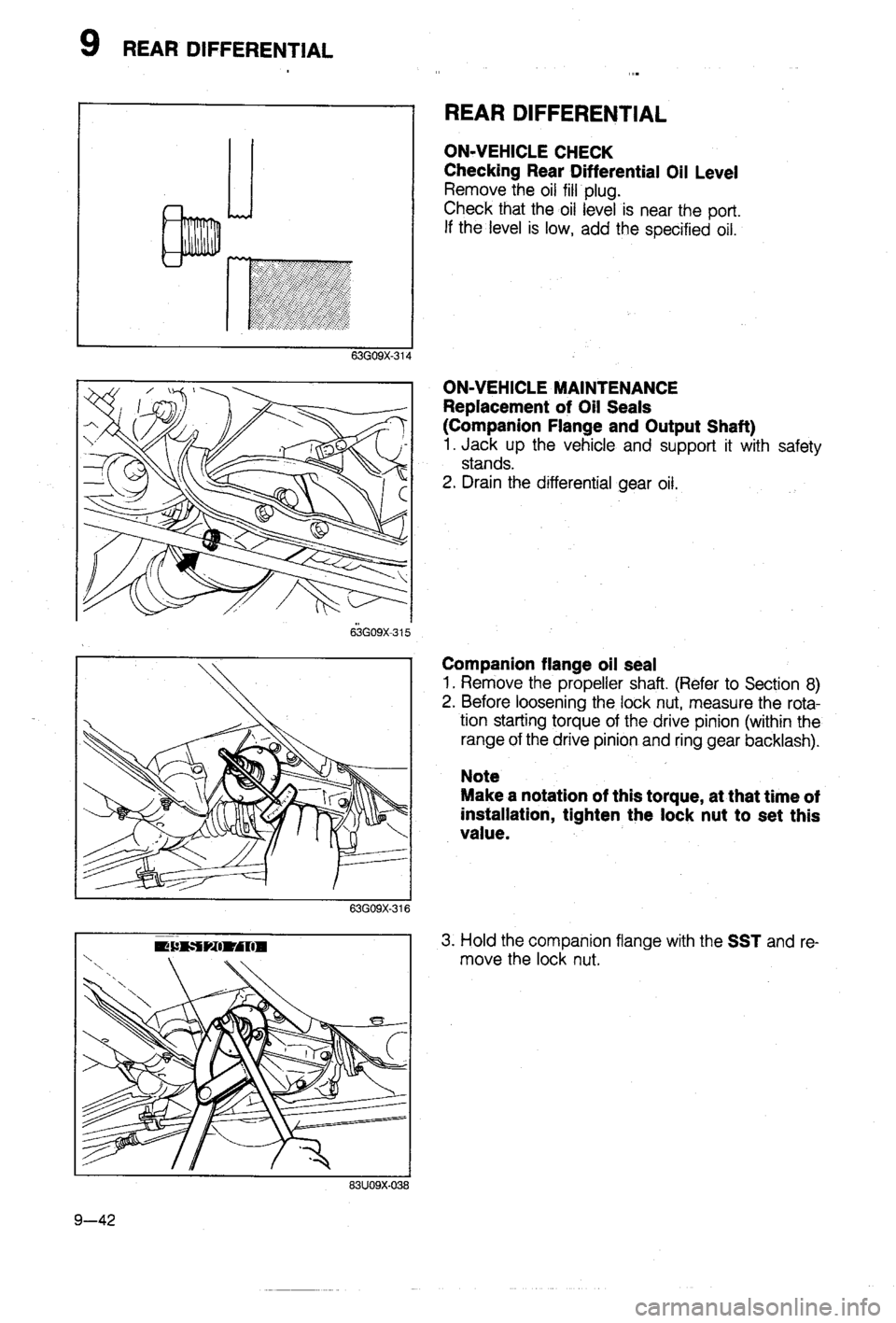 MAZDA 323 1988  Workshop Manual 