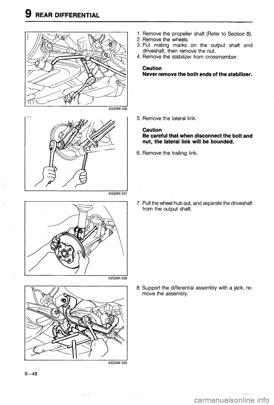 MAZDA 323 1988  Workshop Manual 