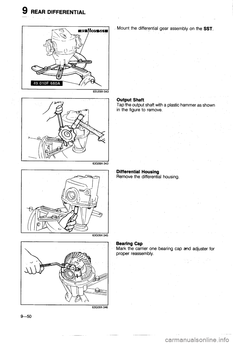 MAZDA 323 1988  Workshop Manual 