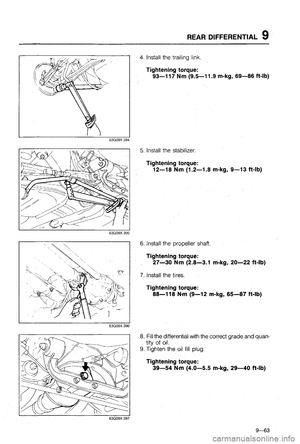MAZDA 323 1988  Workshop Manual 