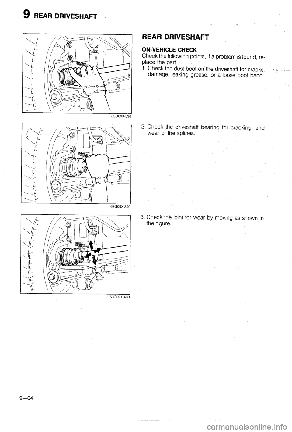 MAZDA 323 1988  Workshop Manual 