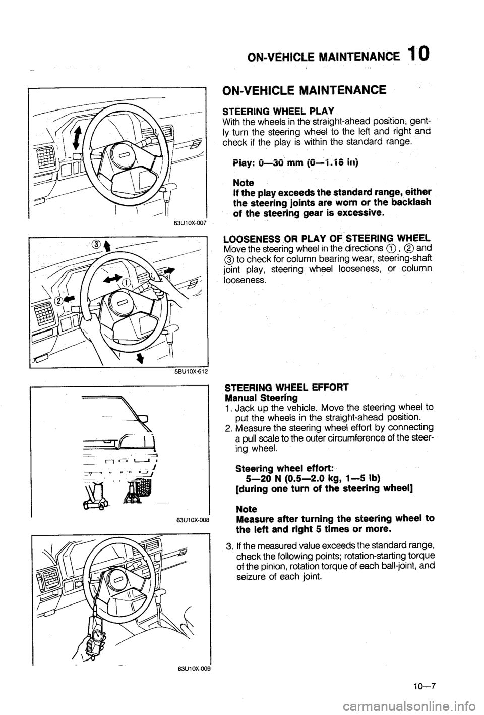 MAZDA 323 1988  Workshop Manual 
