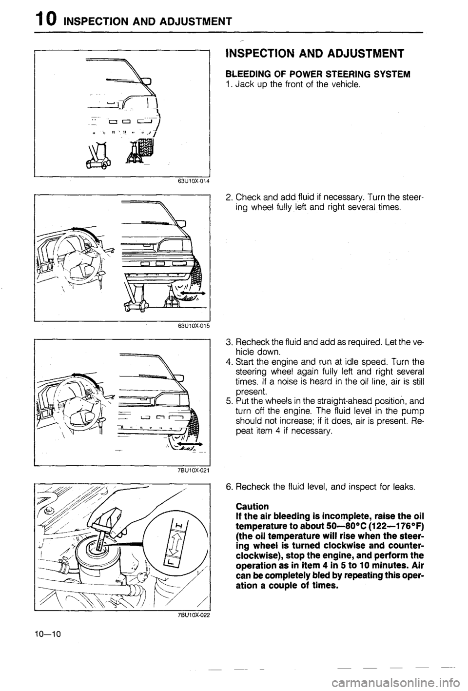 MAZDA 323 1988  Workshop Manual 