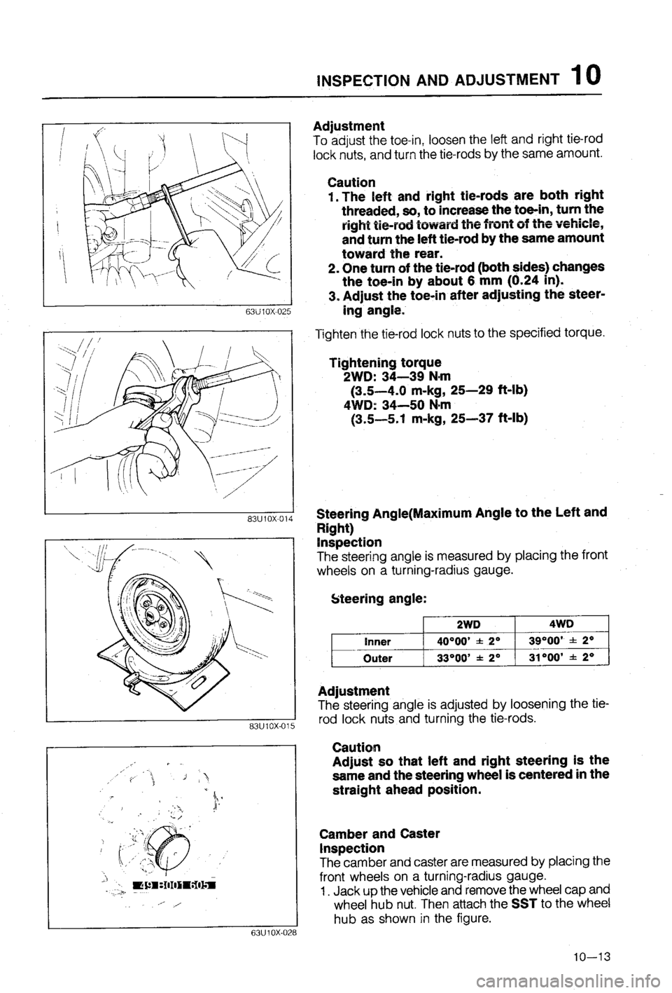 MAZDA 323 1988  Workshop Manual 