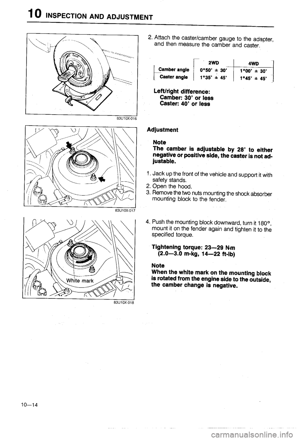 MAZDA 323 1988  Workshop Manual 