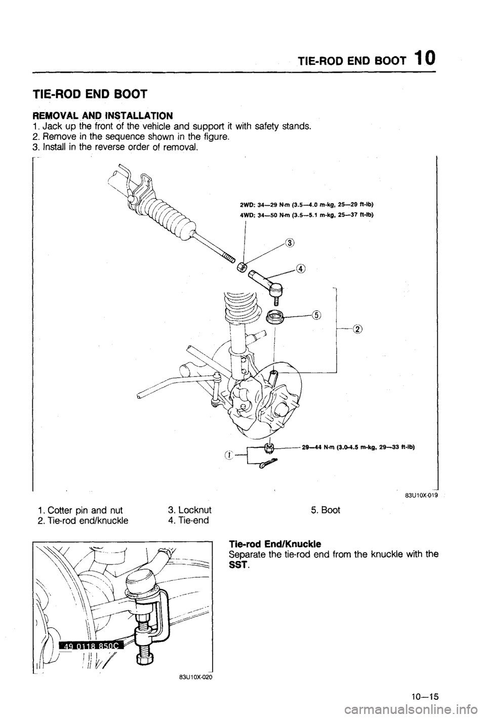 MAZDA 323 1988  Workshop Manual 