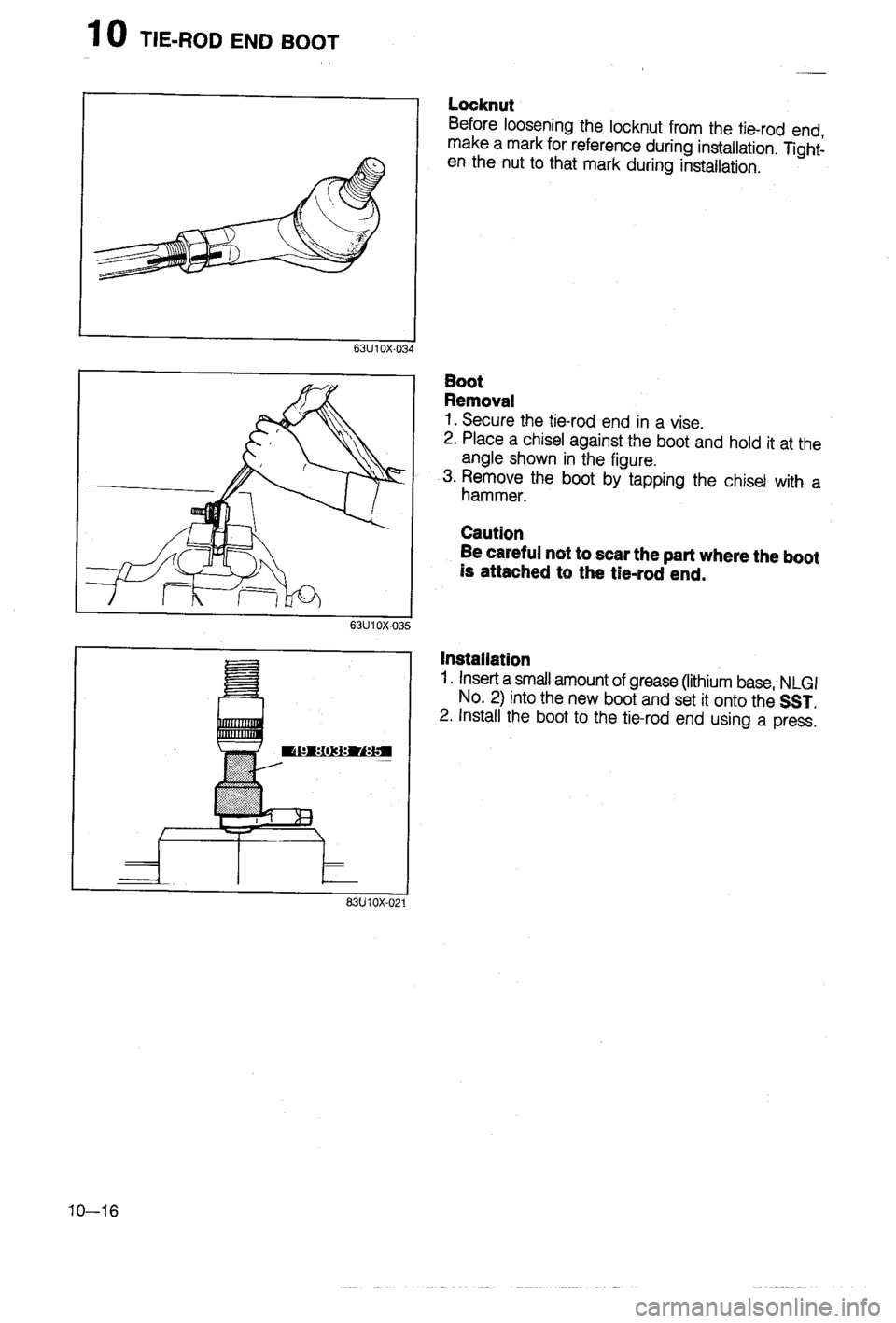 MAZDA 323 1988  Workshop Manual 