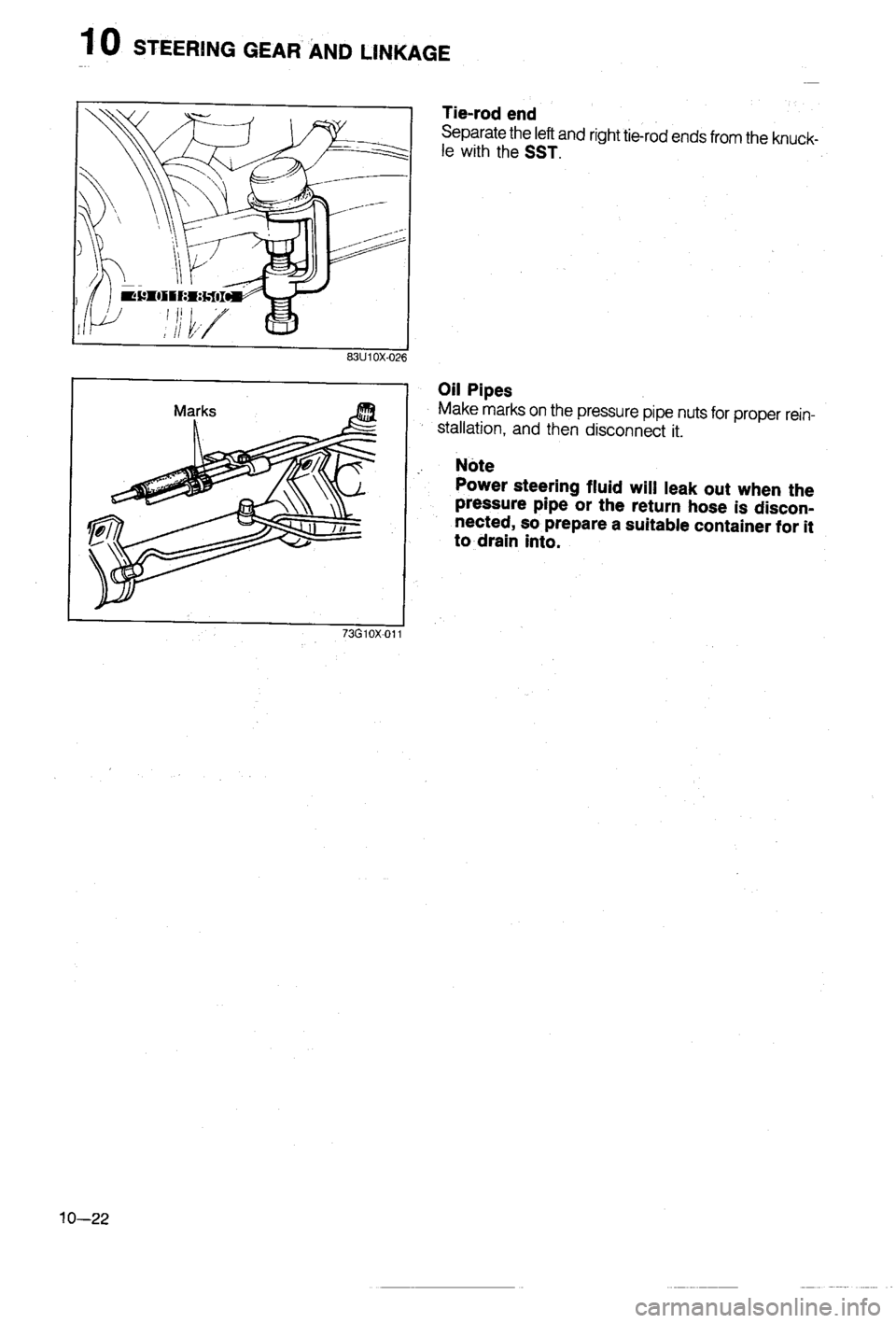 MAZDA 323 1988  Workshop Manual 