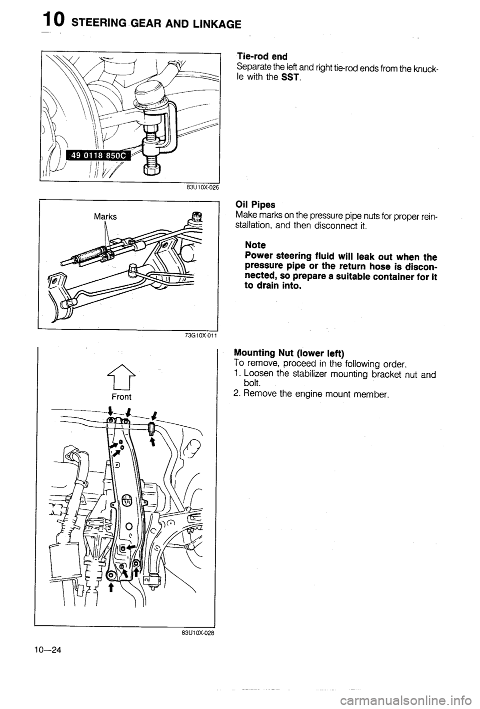 MAZDA 323 1988  Workshop Manual 