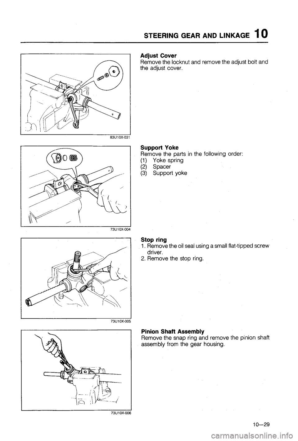 MAZDA 323 1988  Workshop Manual 