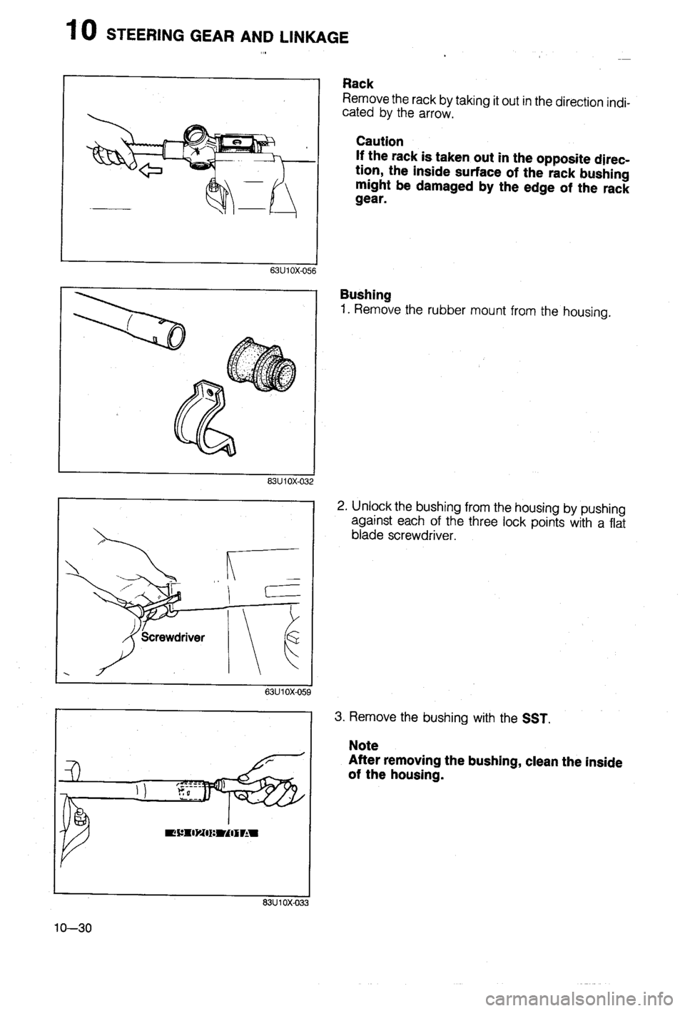 MAZDA 323 1988  Workshop Manual 