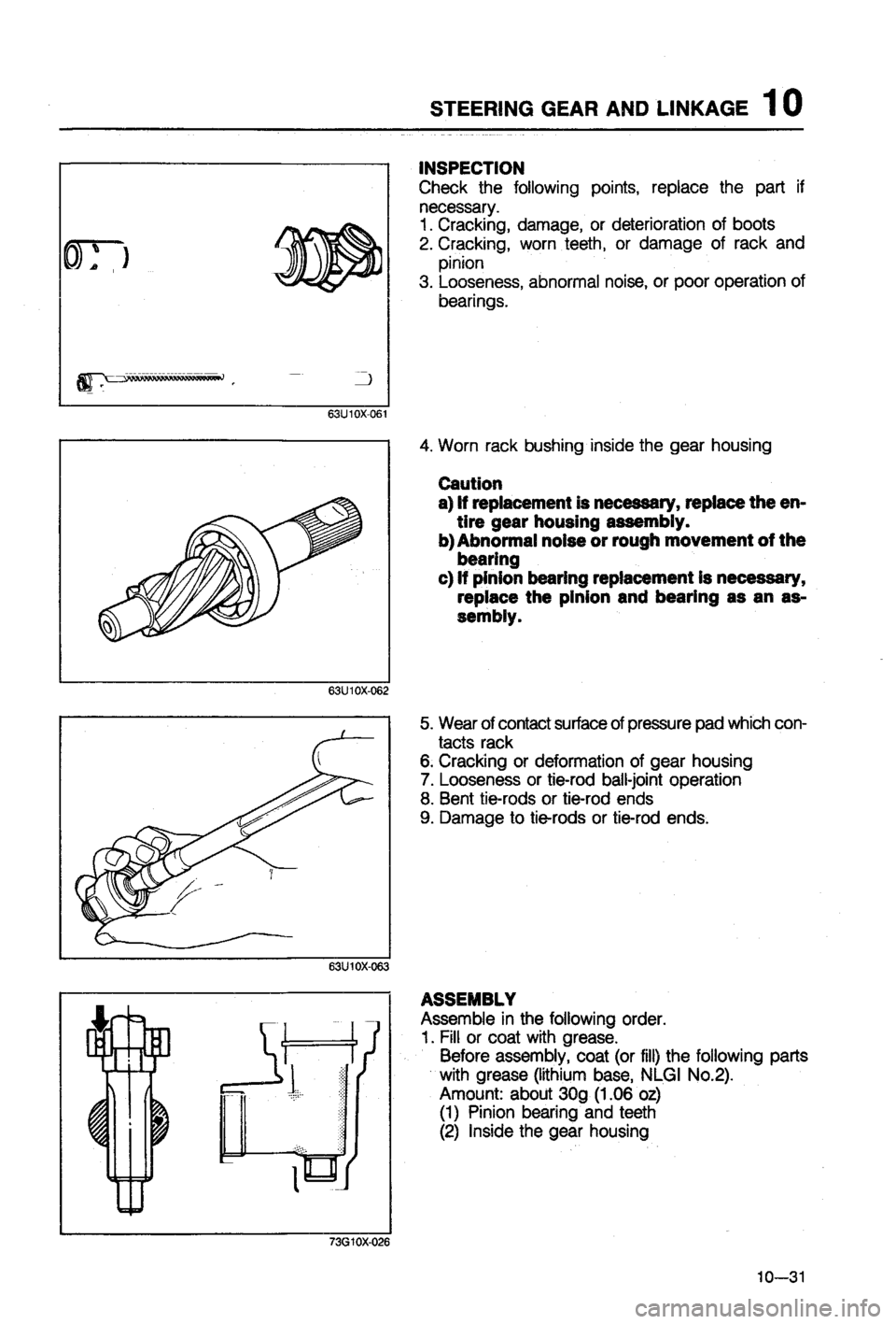MAZDA 323 1988  Workshop Manual 
