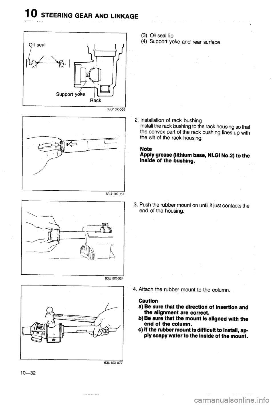 MAZDA 323 1988  Workshop Manual 