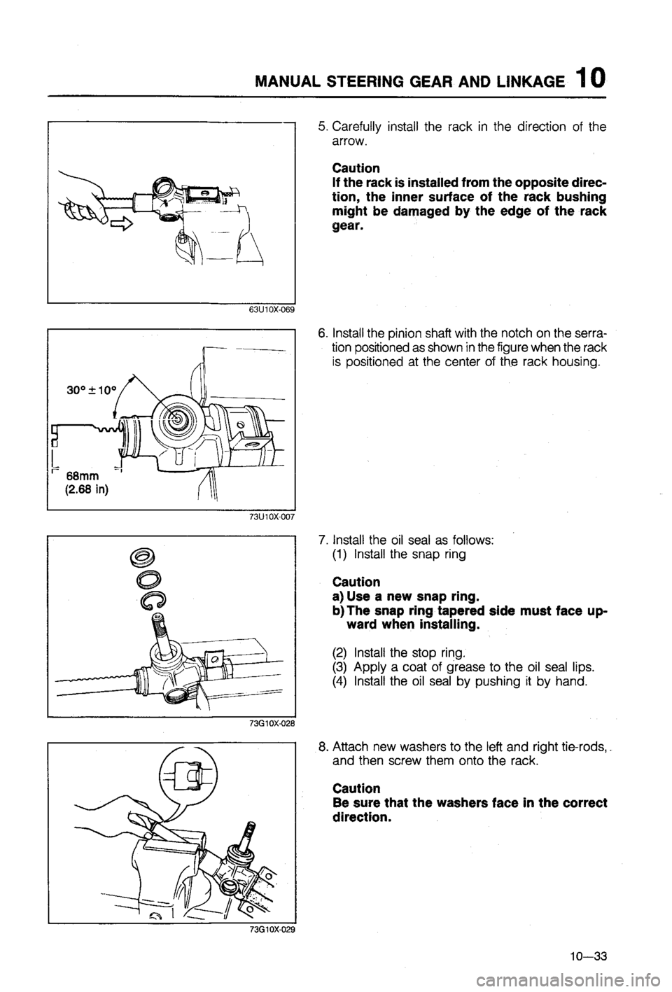 MAZDA 323 1988  Workshop Manual 
