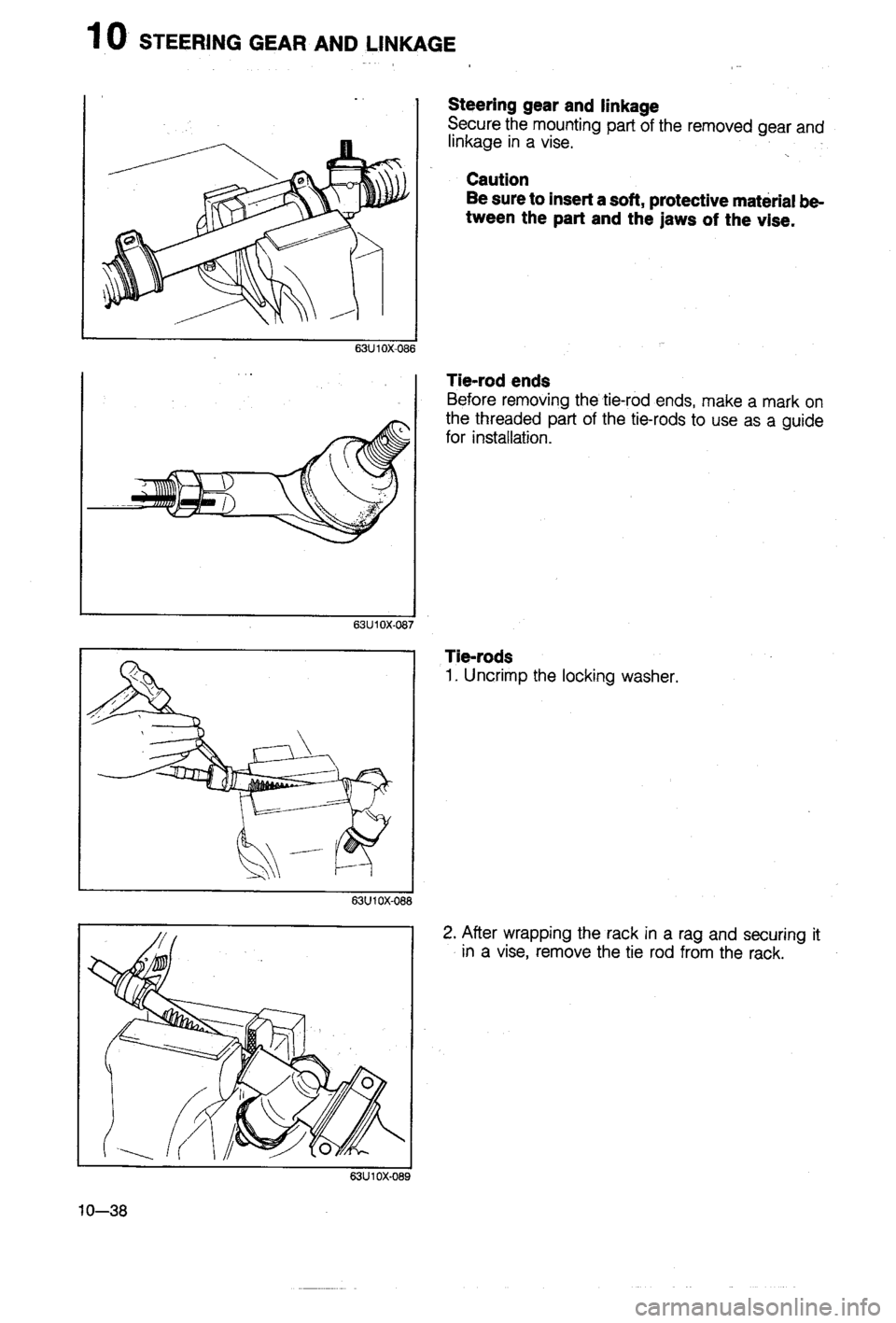 MAZDA 323 1988  Workshop Manual 
