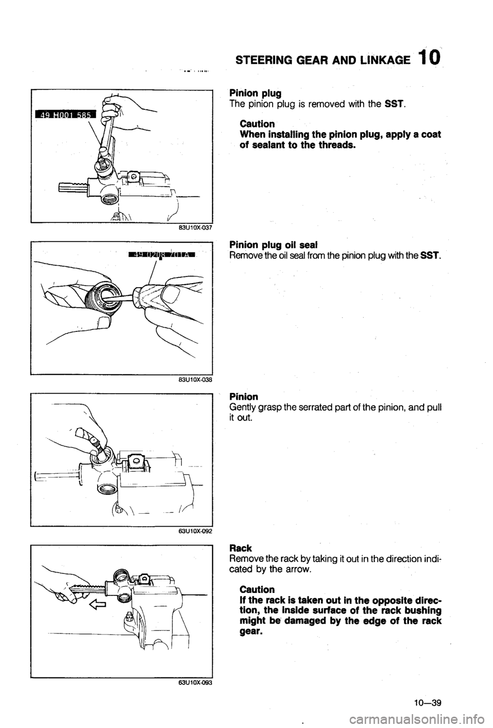MAZDA 323 1988  Workshop Manual 