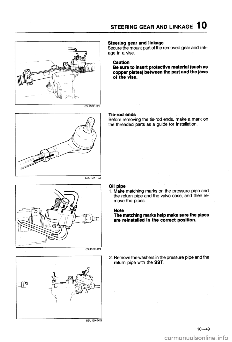 MAZDA 323 1988  Workshop Manual 