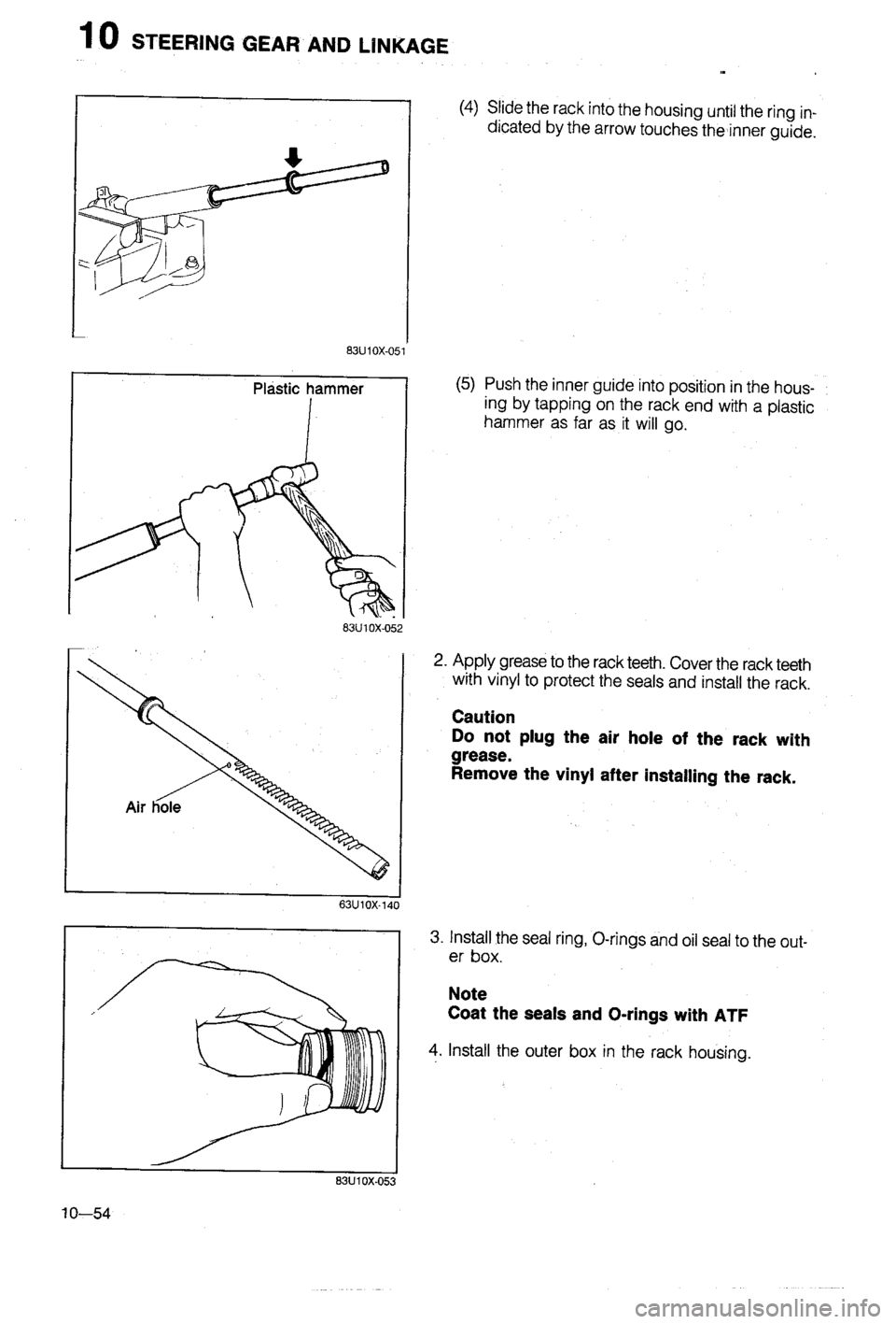 MAZDA 323 1988  Workshop Manual 