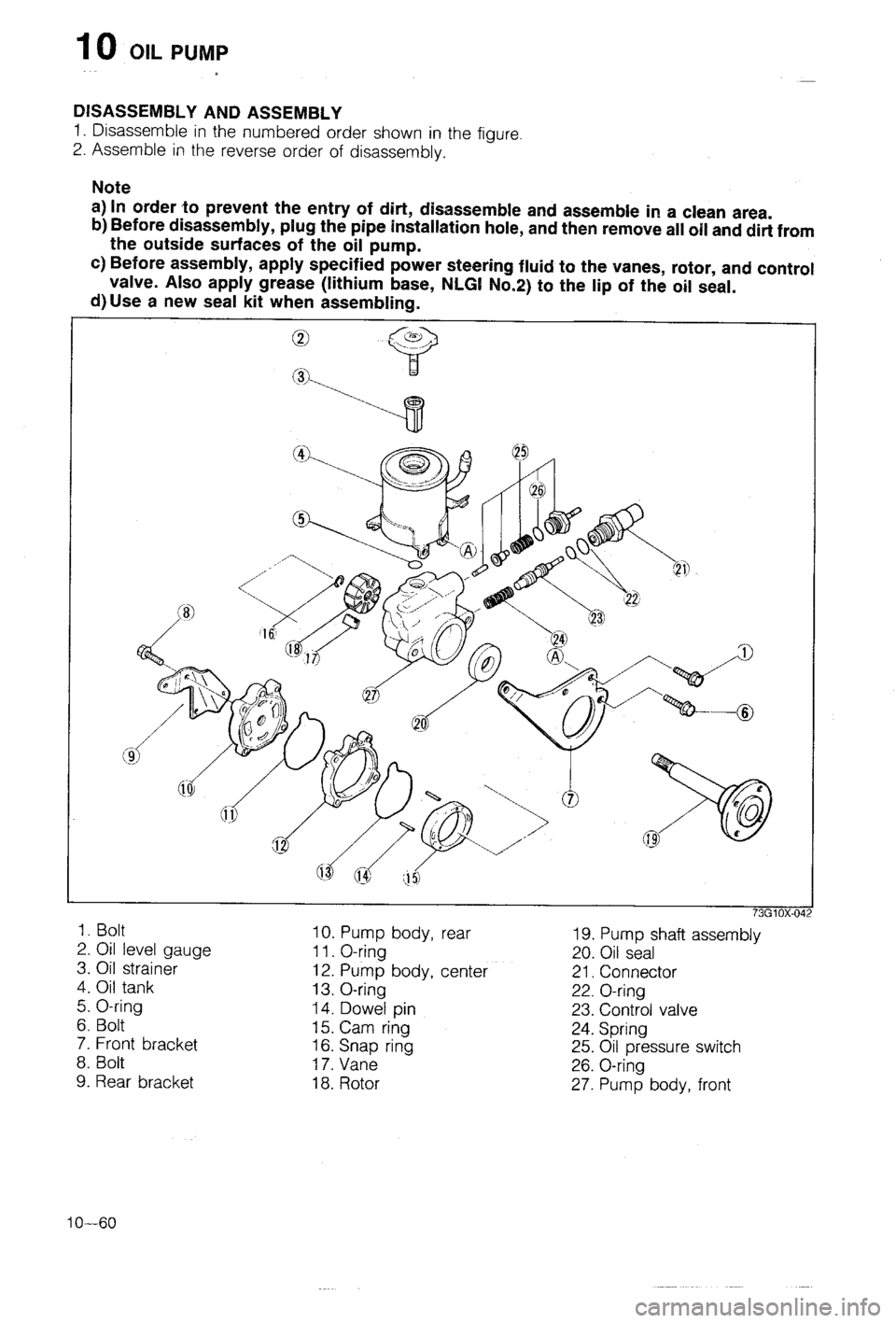 MAZDA 323 1988  Workshop Manual 