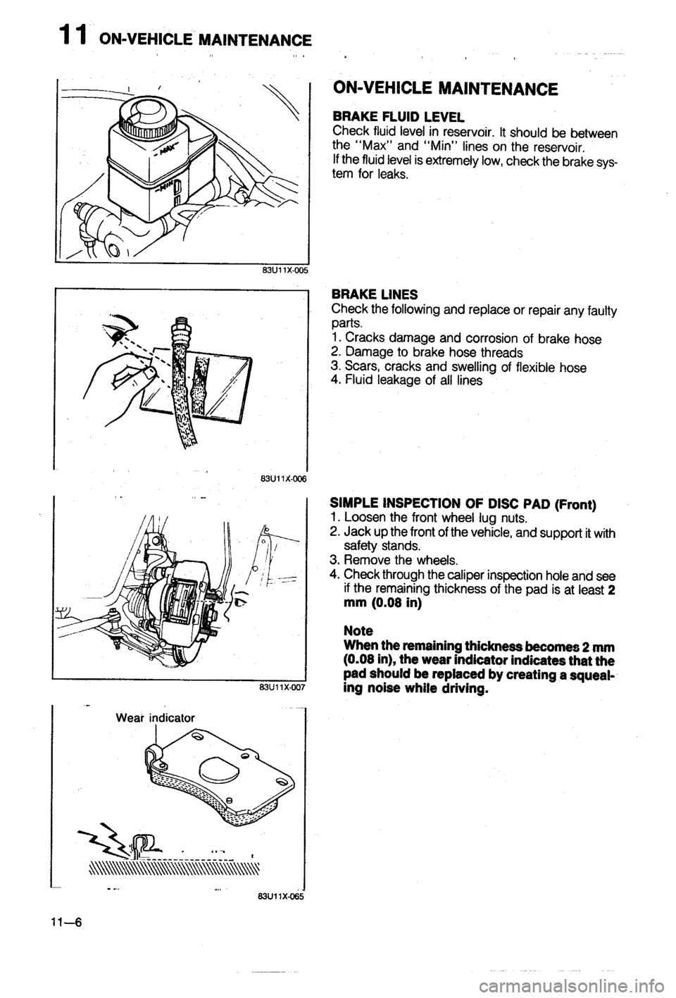 MAZDA 323 1988  Workshop Manual 