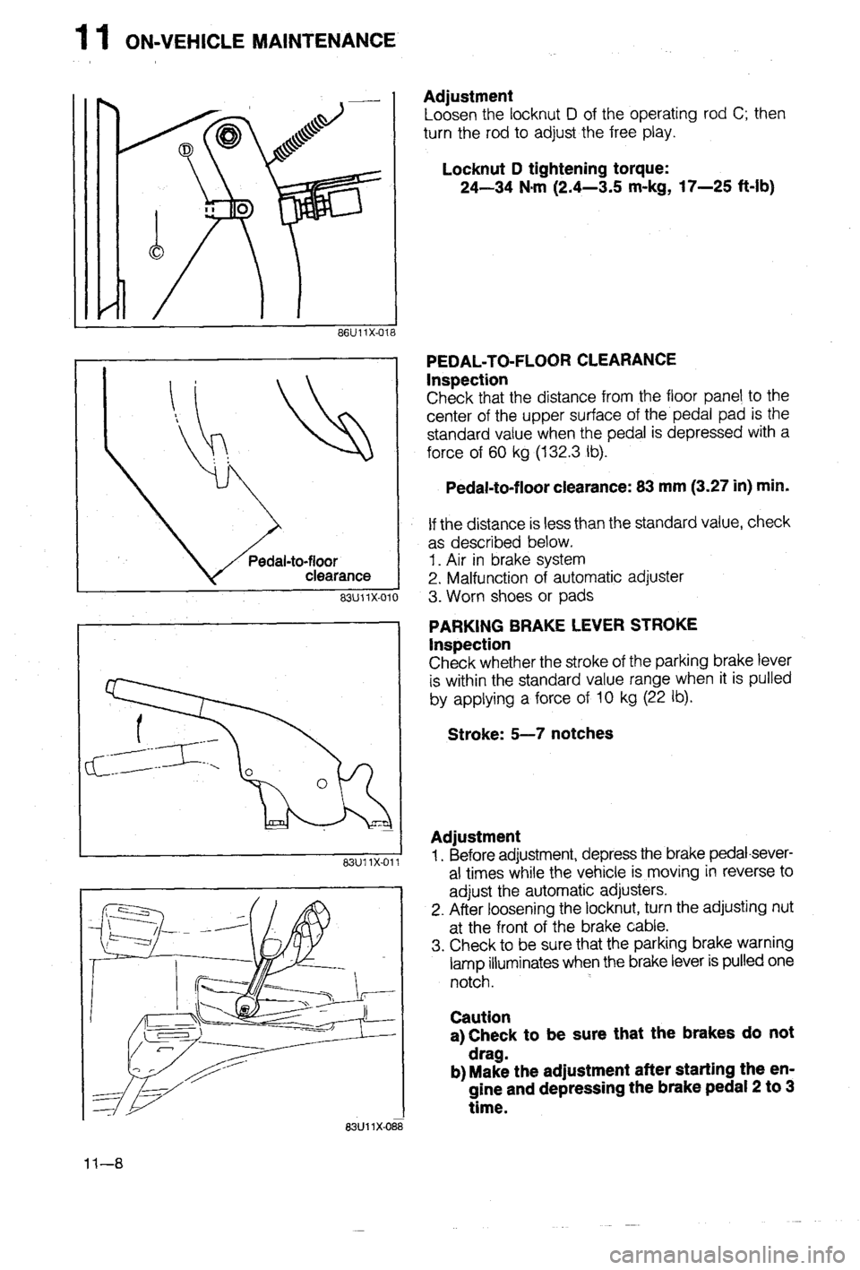 MAZDA 323 1988  Workshop Manual 