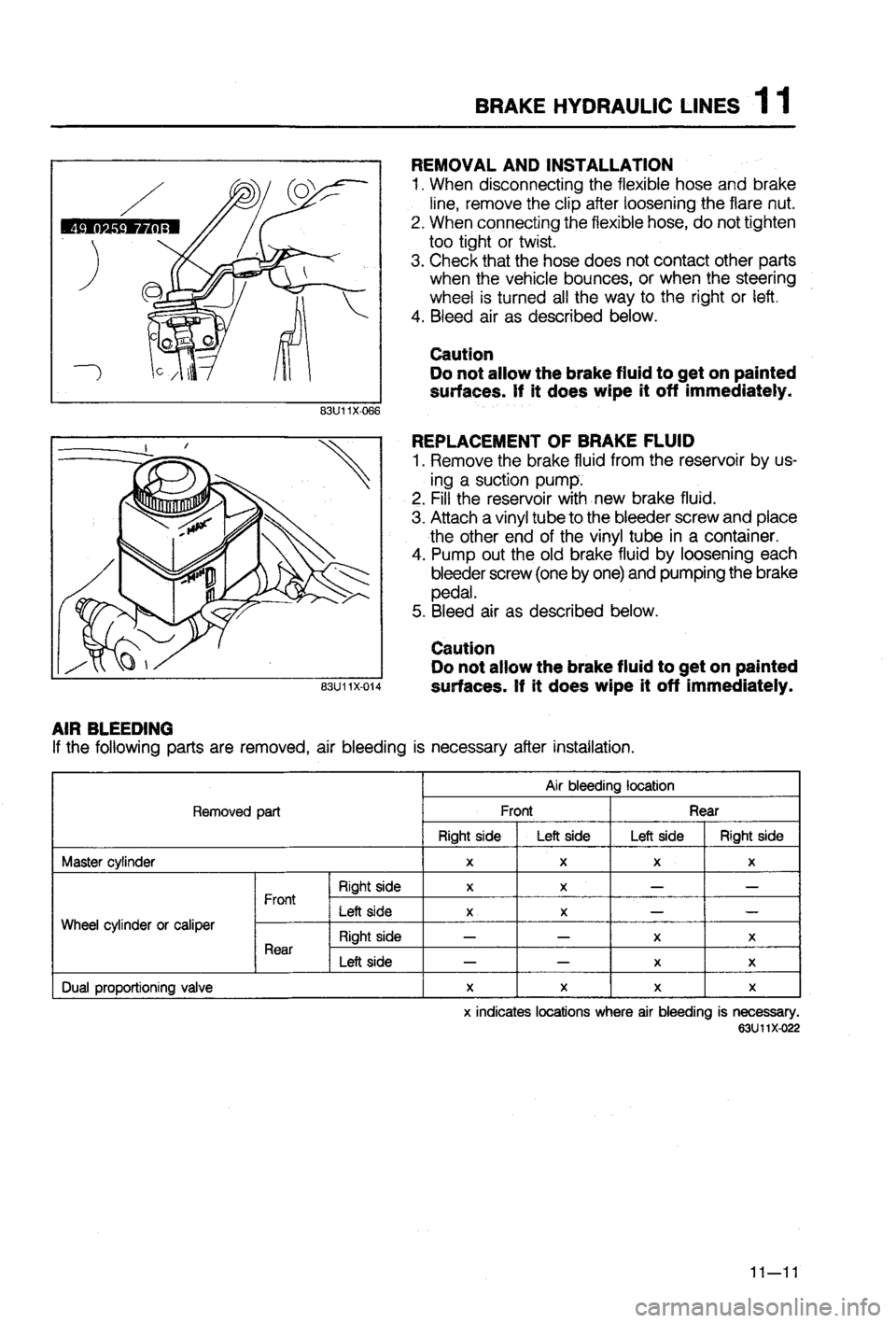 MAZDA 323 1988  Workshop Manual 