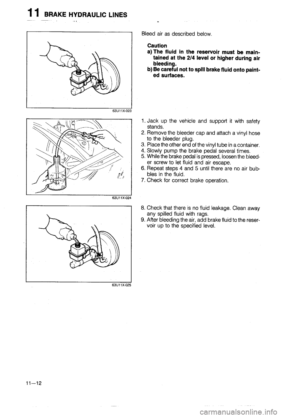 MAZDA 323 1988  Workshop Manual 