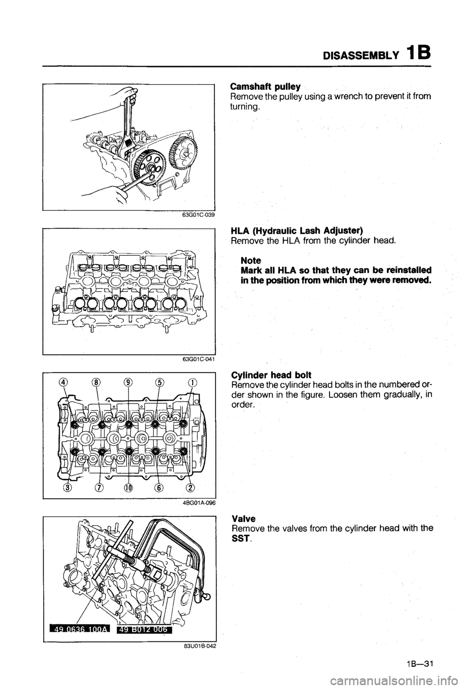MAZDA 323 1988  Workshop Manual 