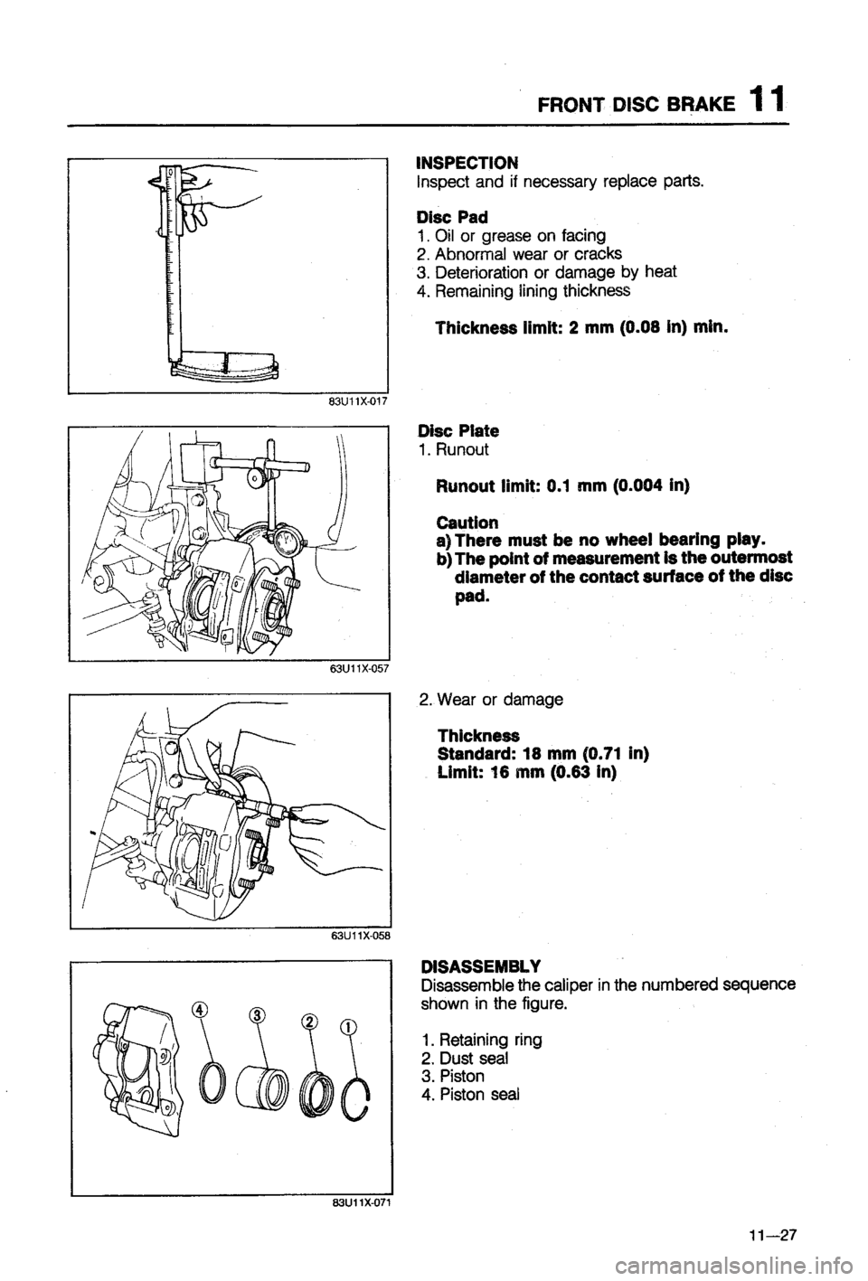 MAZDA 323 1988  Workshop Manual 