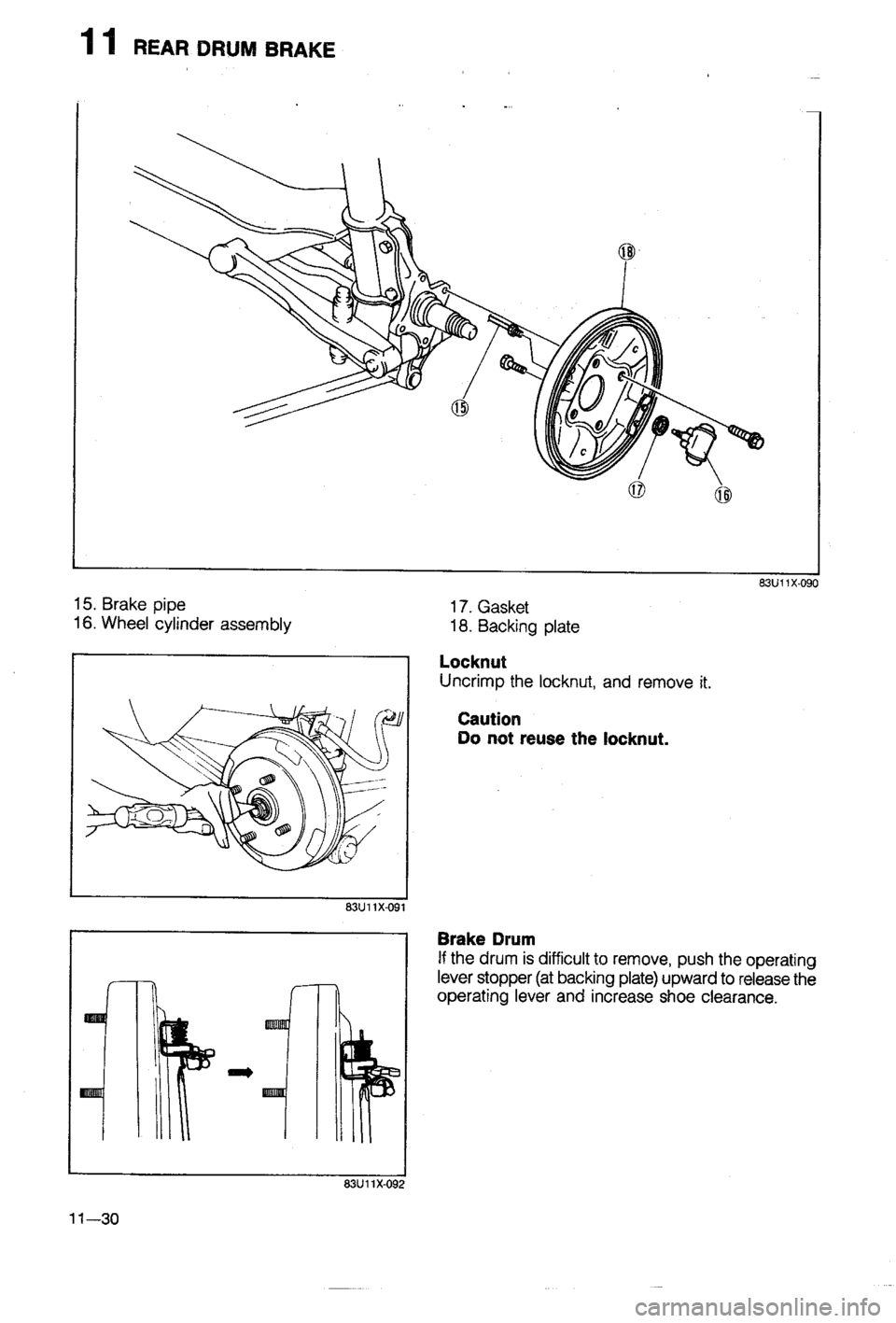 MAZDA 323 1988  Workshop Manual 
