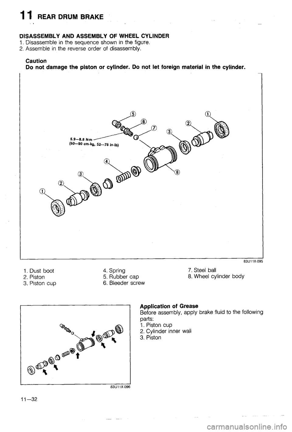 MAZDA 323 1988  Workshop Manual 