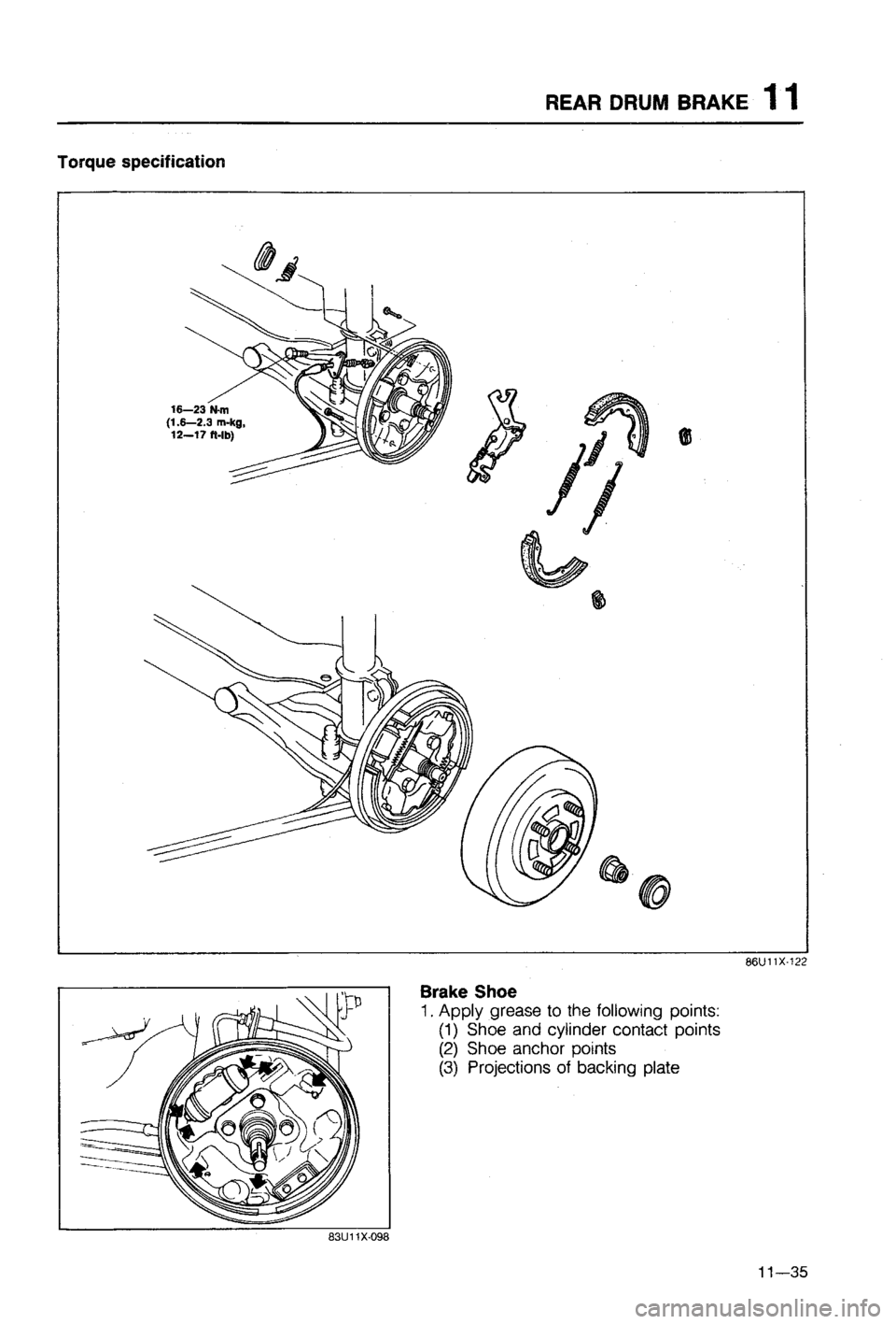 MAZDA 323 1988  Workshop Manual 