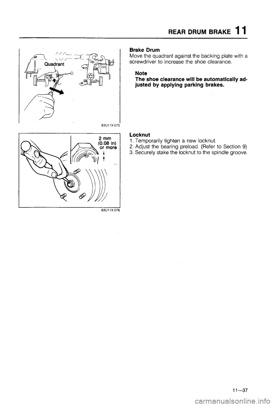 MAZDA 323 1988  Workshop Manual 