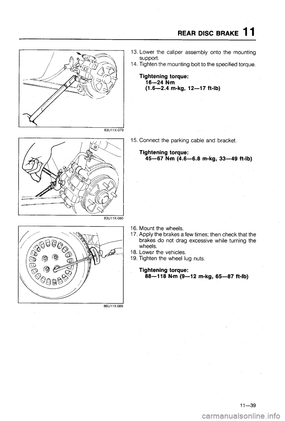 MAZDA 323 1988  Workshop Manual 