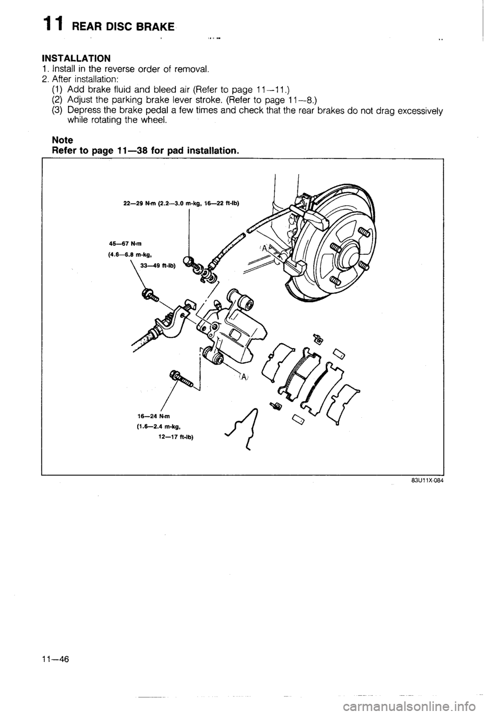 MAZDA 323 1988  Workshop Manual 