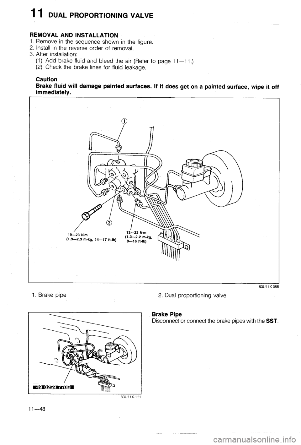 MAZDA 323 1988  Workshop Manual 
