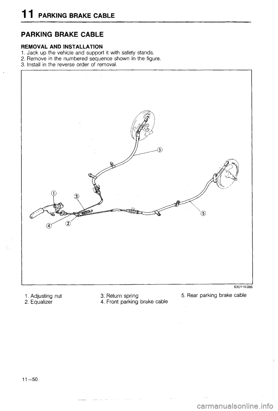 MAZDA 323 1988  Workshop Manual 