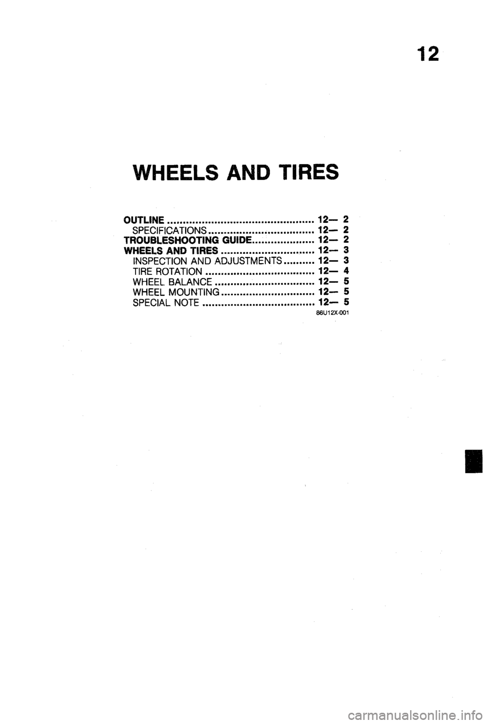 MAZDA 323 1988  Workshop Manual 
