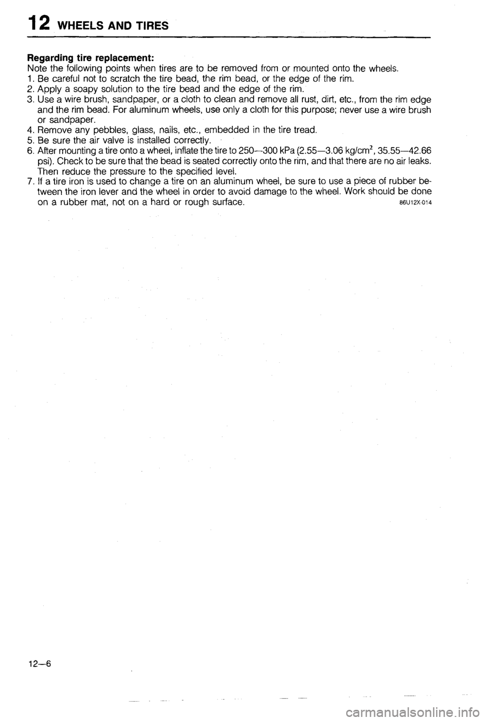 MAZDA 323 1988  Workshop Manual 