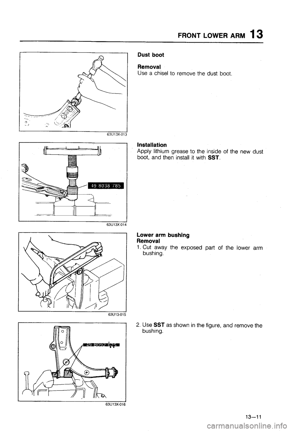 MAZDA 323 1988  Workshop Manual 