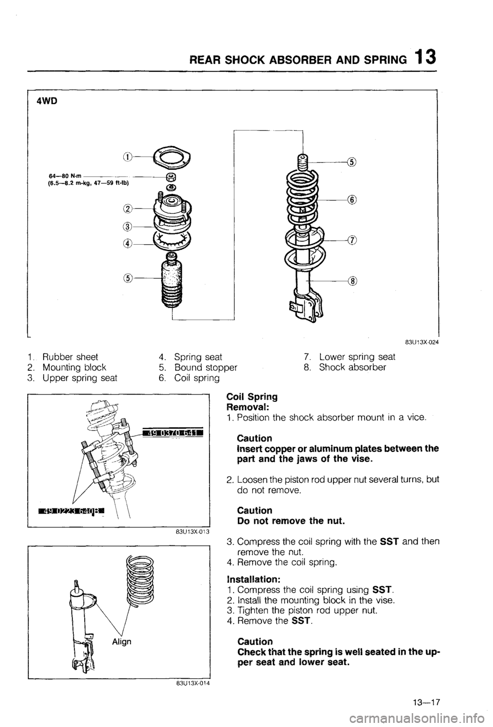 MAZDA 323 1988  Workshop Manual 