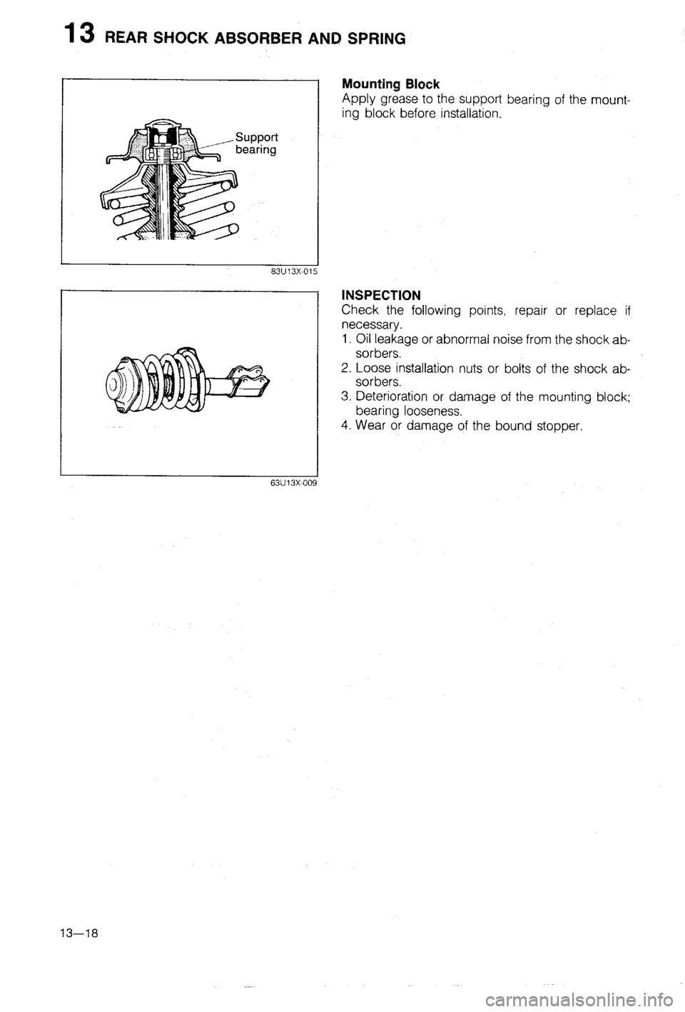 MAZDA 323 1988  Workshop Manual 