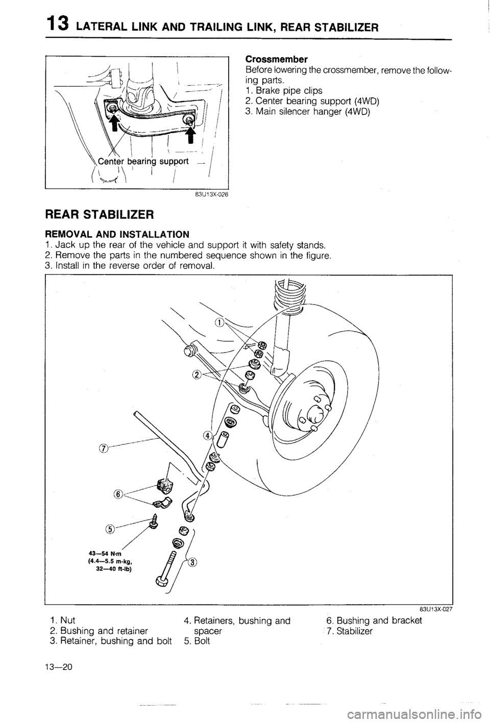 MAZDA 323 1988  Workshop Manual 