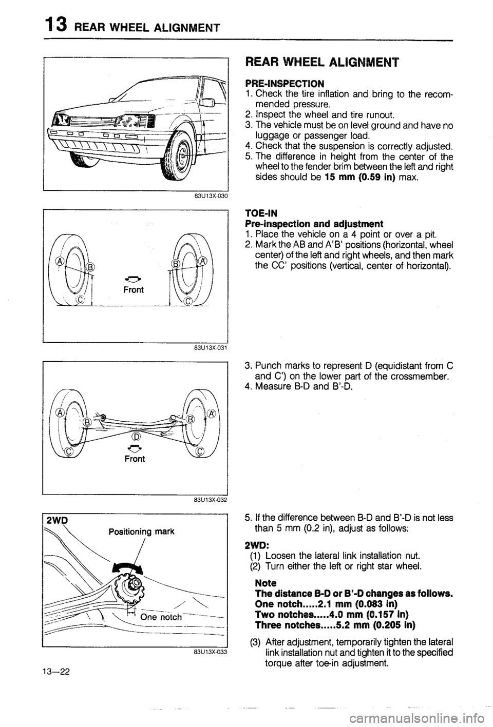 MAZDA 323 1988  Workshop Manual 