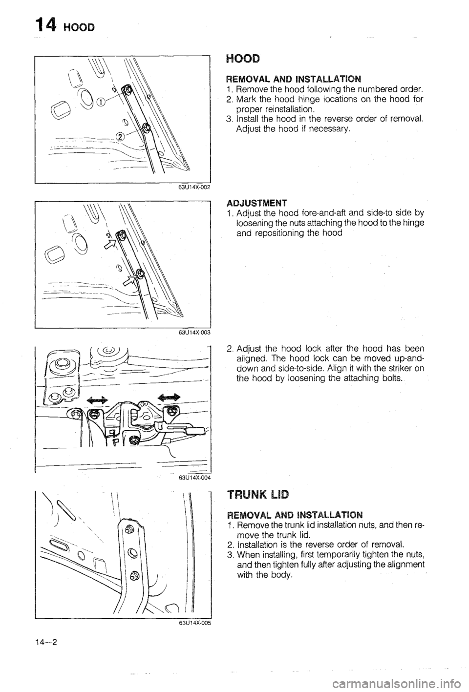 MAZDA 323 1988  Workshop Manual 