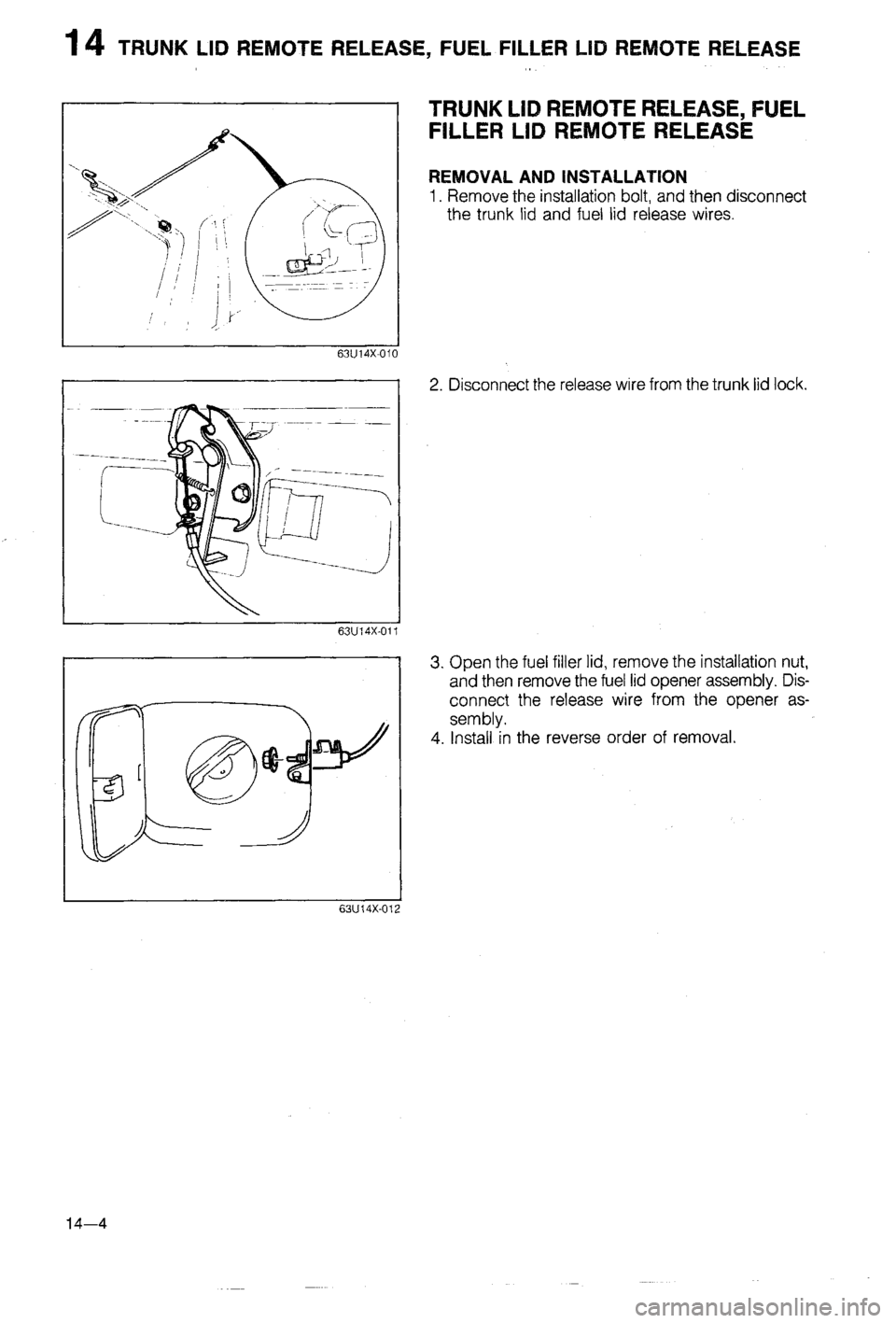 MAZDA 323 1988  Workshop Manual 