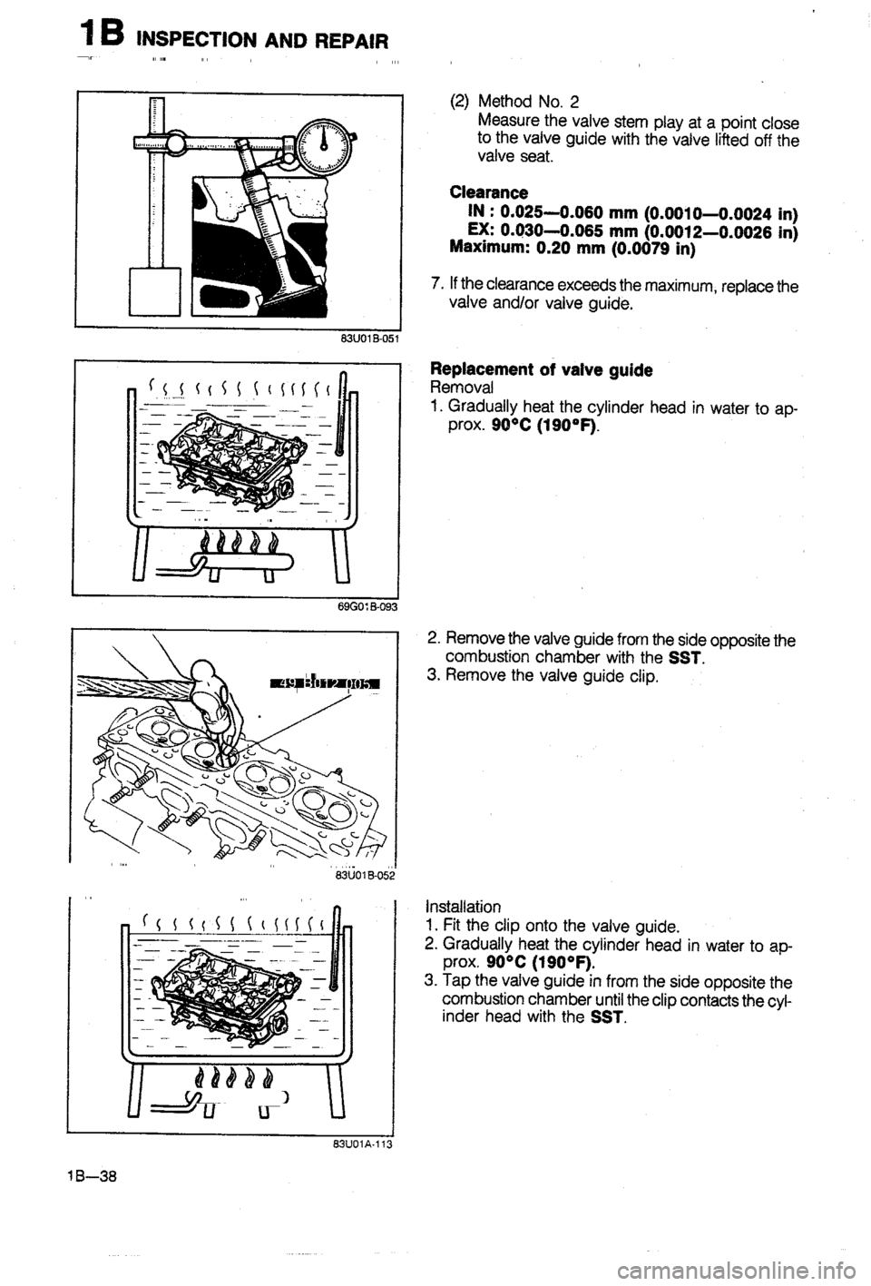 MAZDA 323 1988  Workshop Manual 