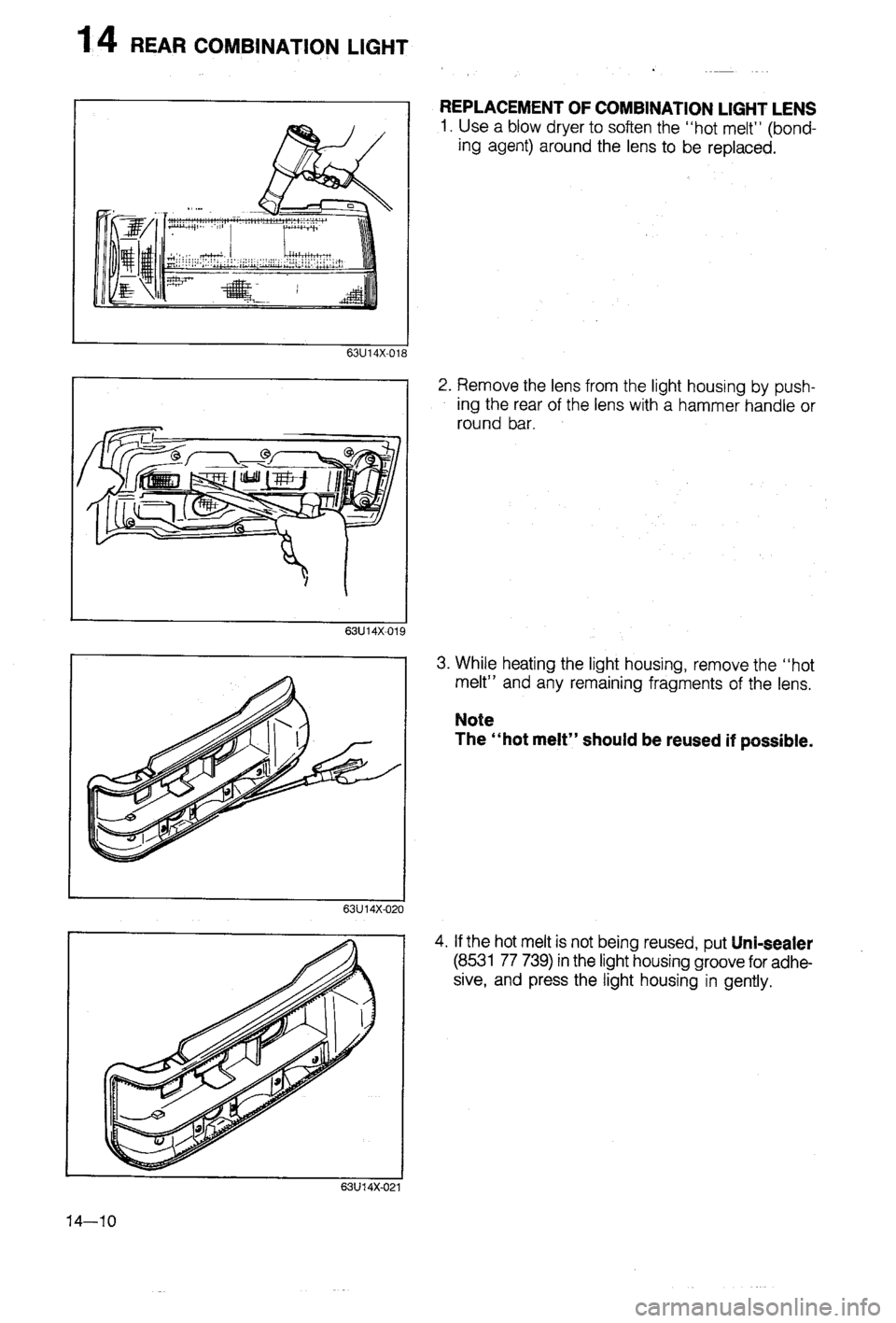 MAZDA 323 1988  Workshop Manual 