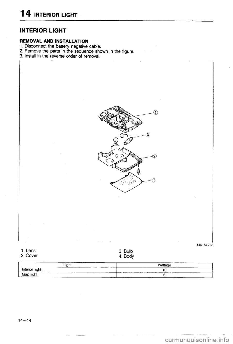 MAZDA 323 1988  Workshop Manual 